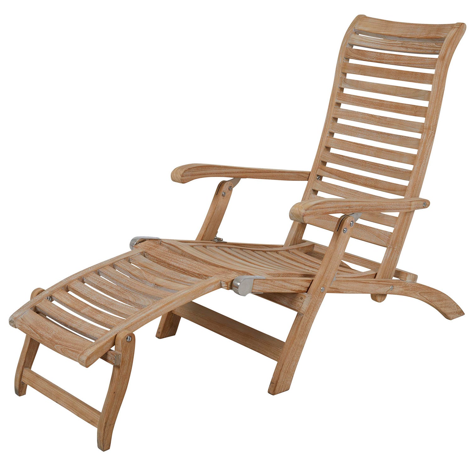 Karlo däckstol natur teak 