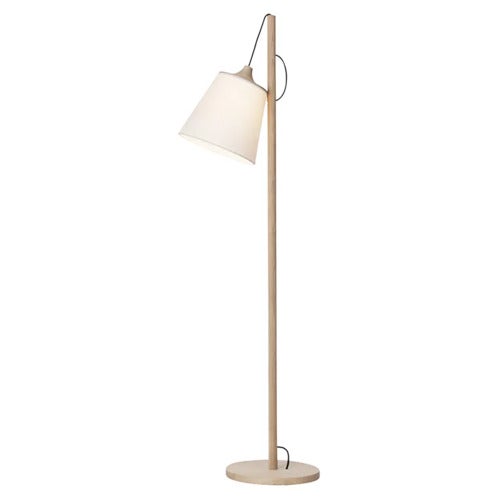 Pull golvlampa - Oak/White