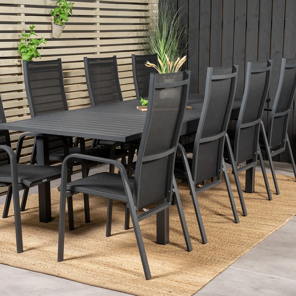 Copacabana Positionsstol Black 2-pack