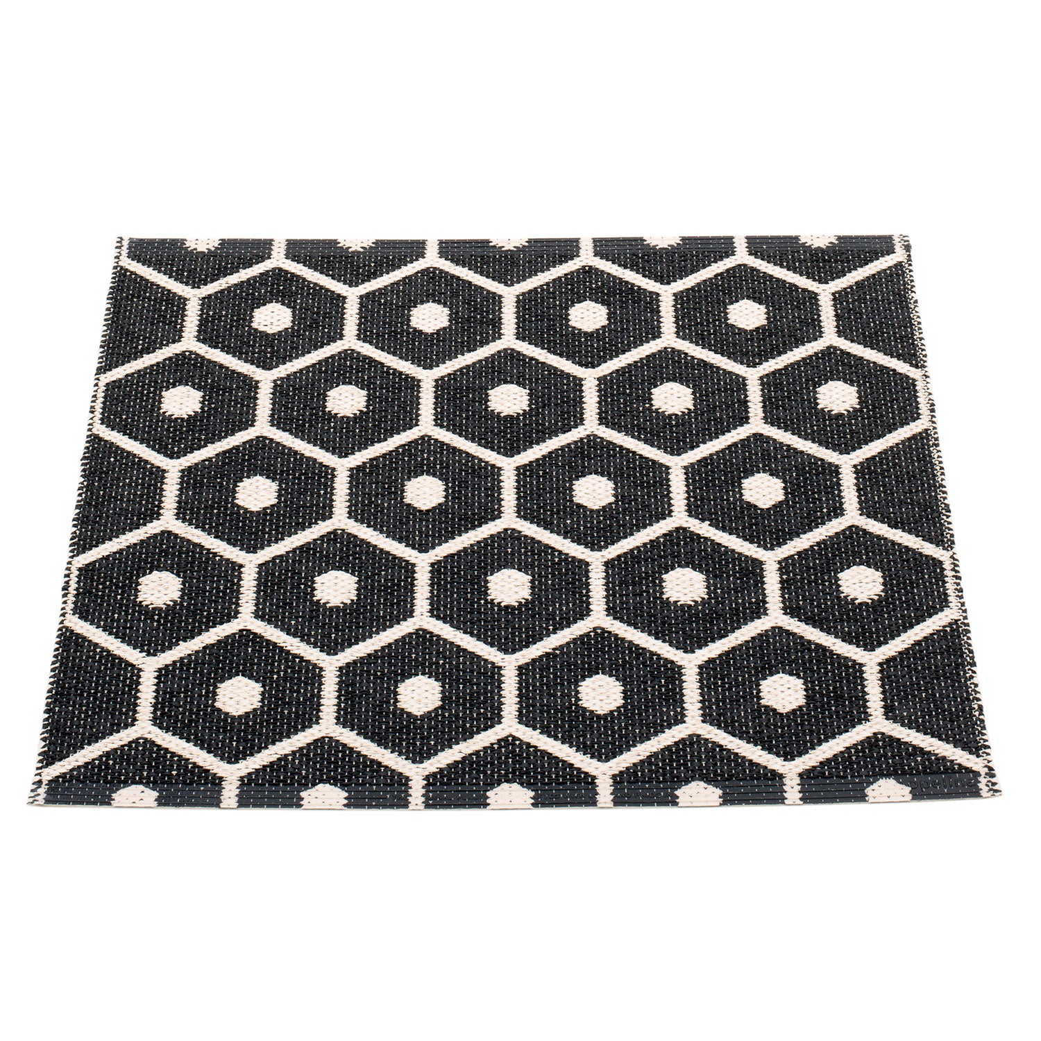 Honey matta 70x60 cm black / vanilla 