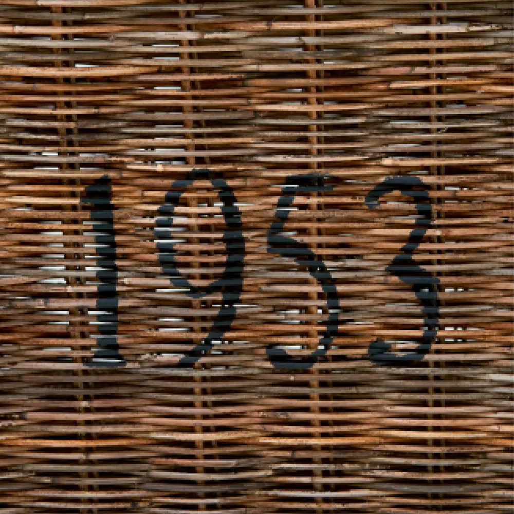 Rustik rottingkista, 160x40 cm