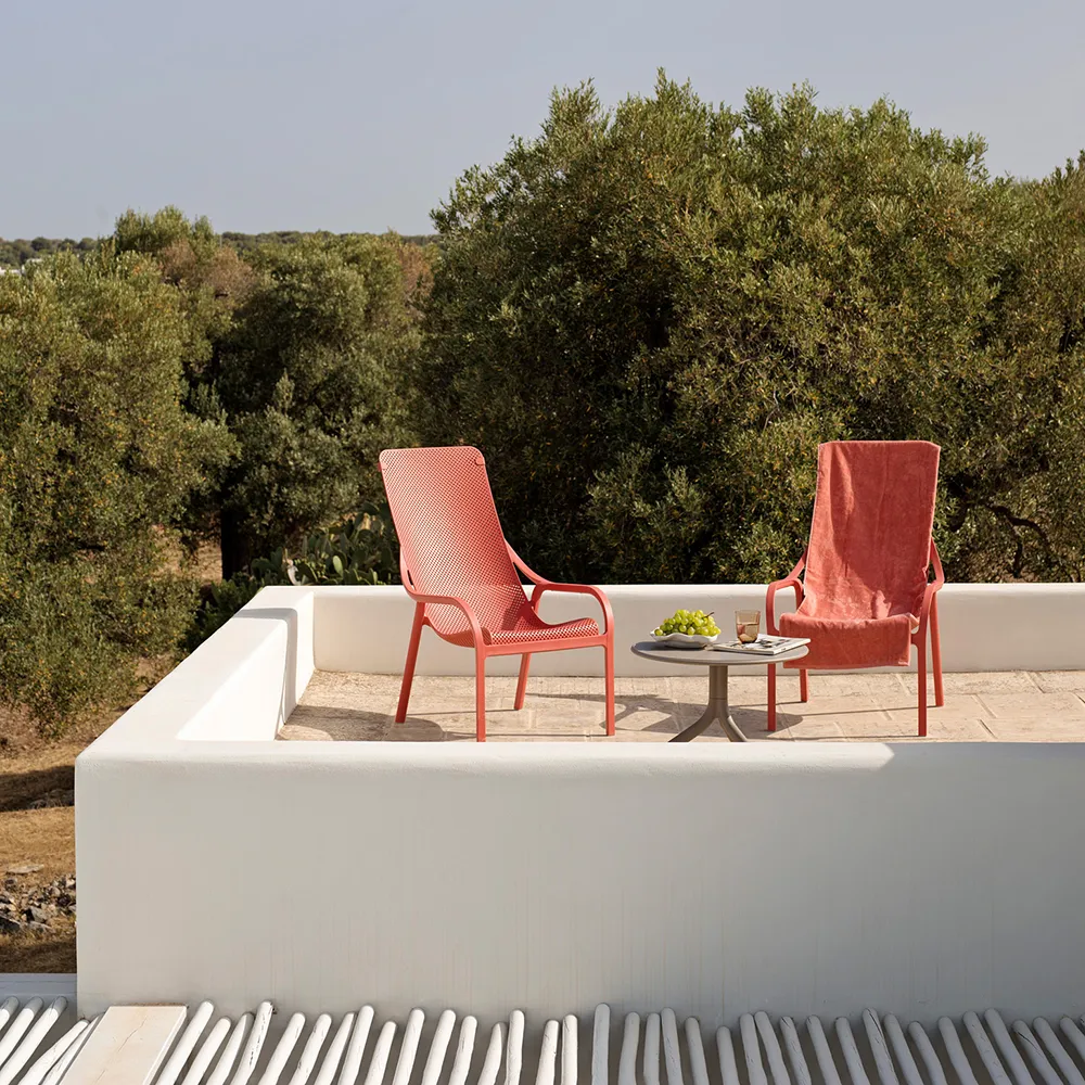 Net loungefåtölj White