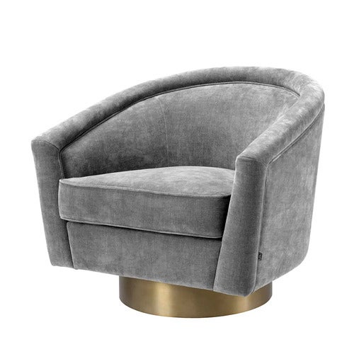 Snurrfåtölj Catene Clarck grey