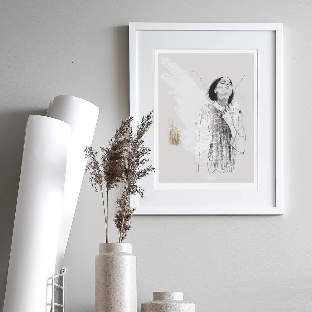 Anna Bülow poster Fire Flie 50x70 cm