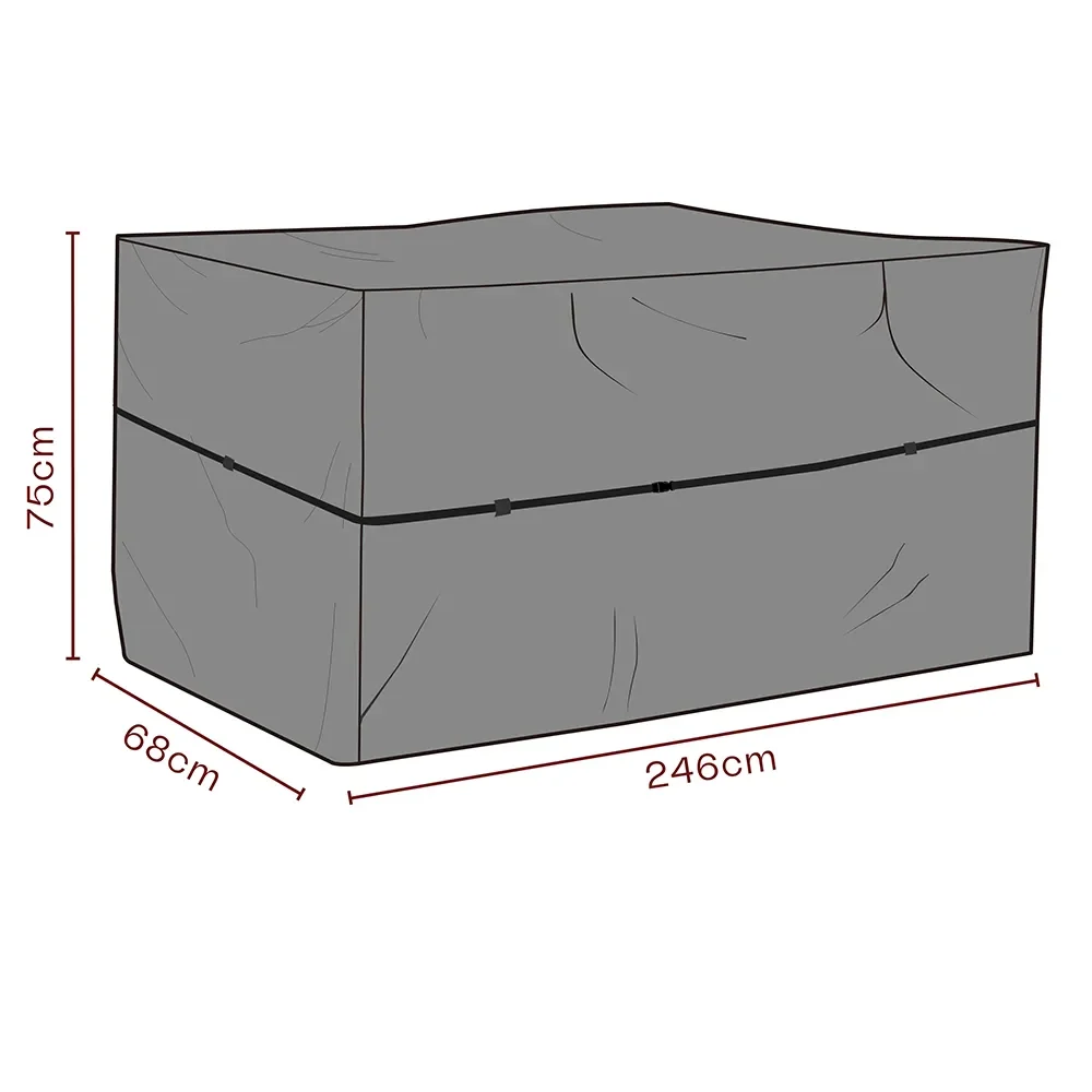 Möbelskydd utekök 246x68x75 cm Premium