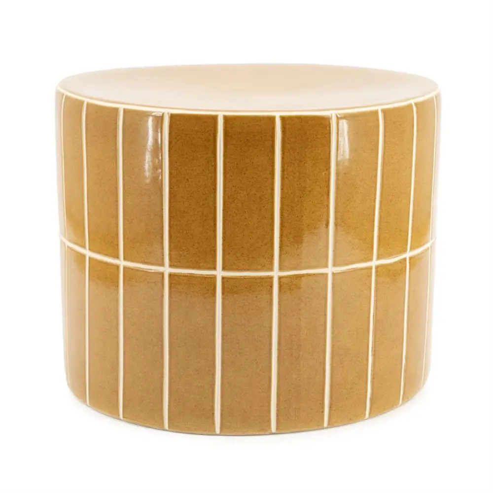 TileTastic 1 Soffbord - mustard 42x42x34 cm