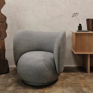 Rico Lounge Fåtölj Main Line Flax - Navy