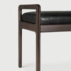 Jack Bänk mahogny/läder