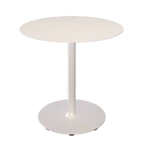 PICO Cafébord Ø74 cm, rund bas Muted white