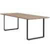 70/70 Matbord 225x90 cm Sapele Mahogany/Anthracite Black