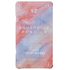 12 färgpennor- Aquarelle