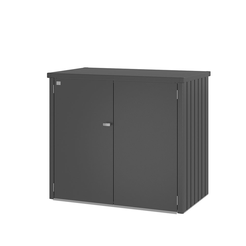 Alex Duo box till avfallskärl-metallic dark grey