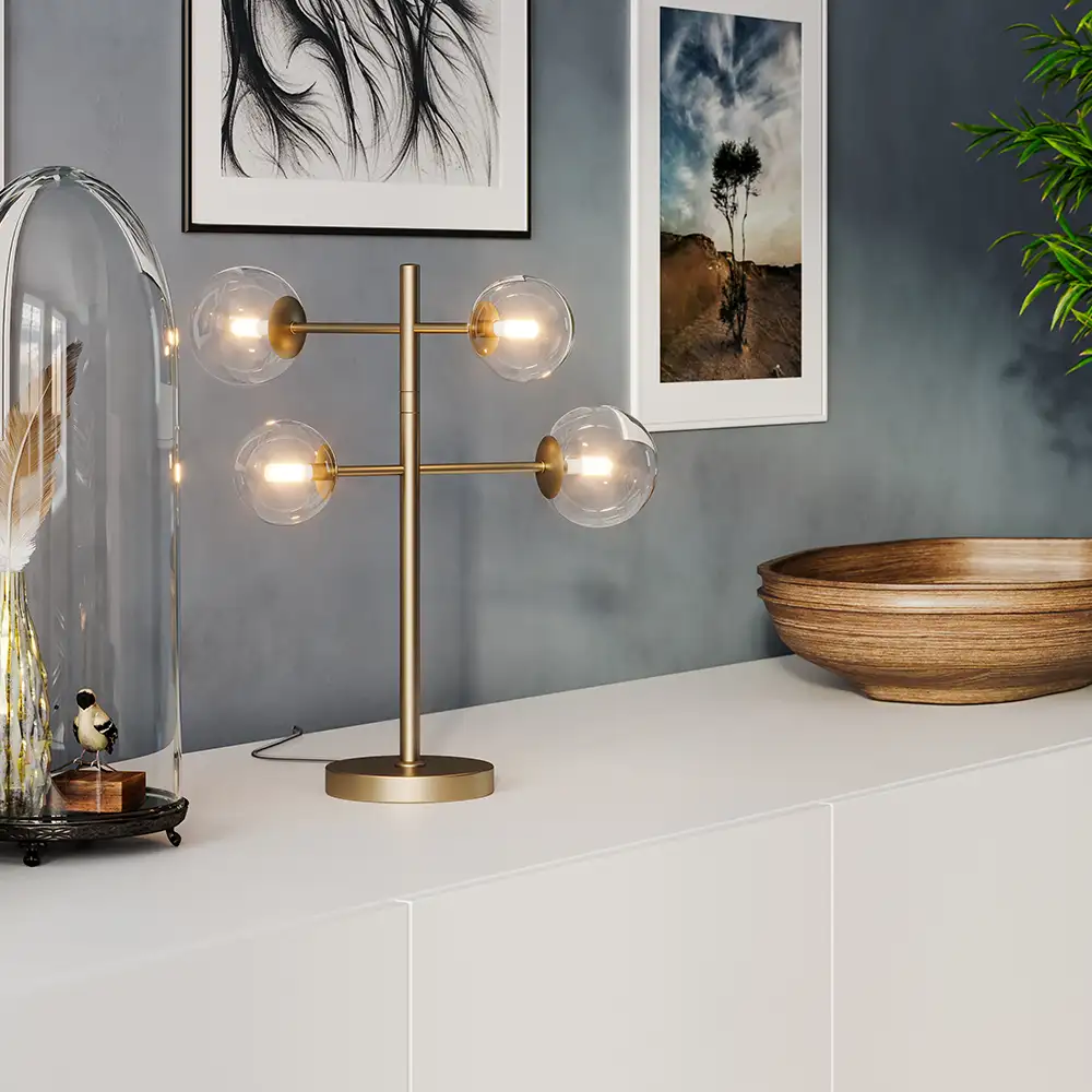 Avenue Bordslampa Guld