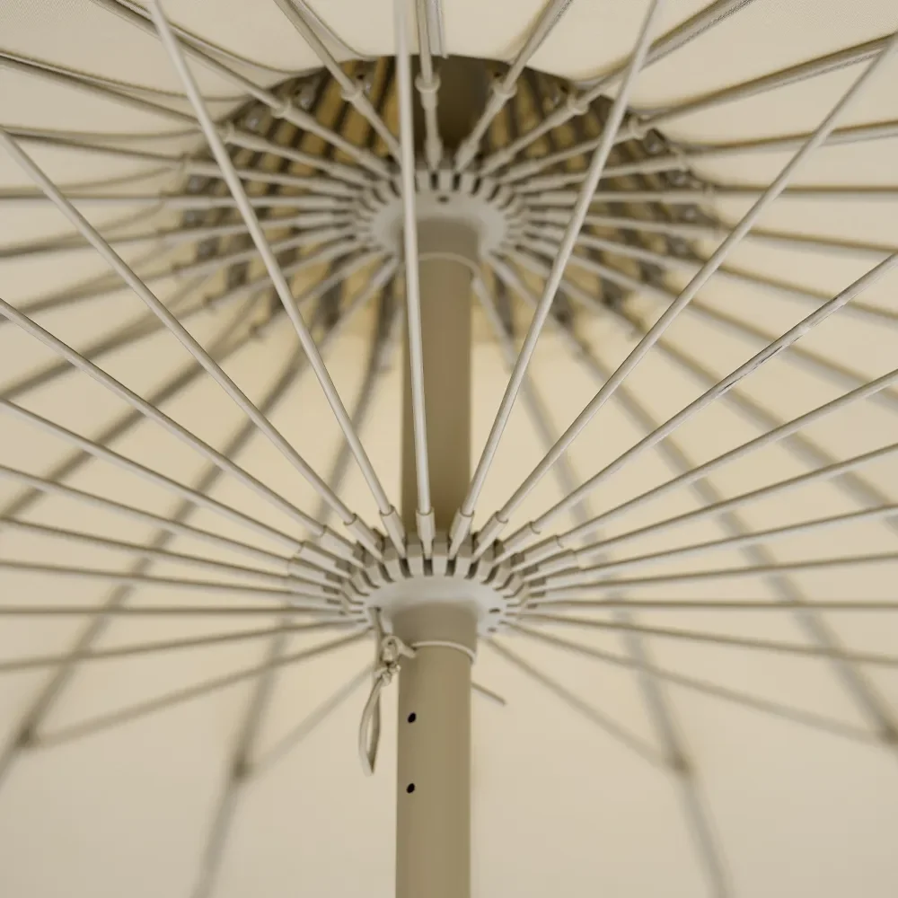 Parasoll Ø240 cm Beige