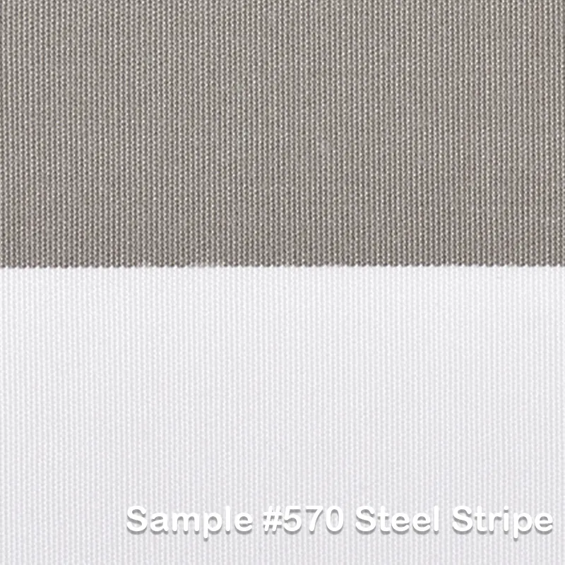 Teakwood parasoll 300 cm Kat.5 570 Steel Stripe