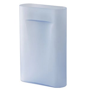 Ridge Vas H: 35 cm Light Blue Frosted