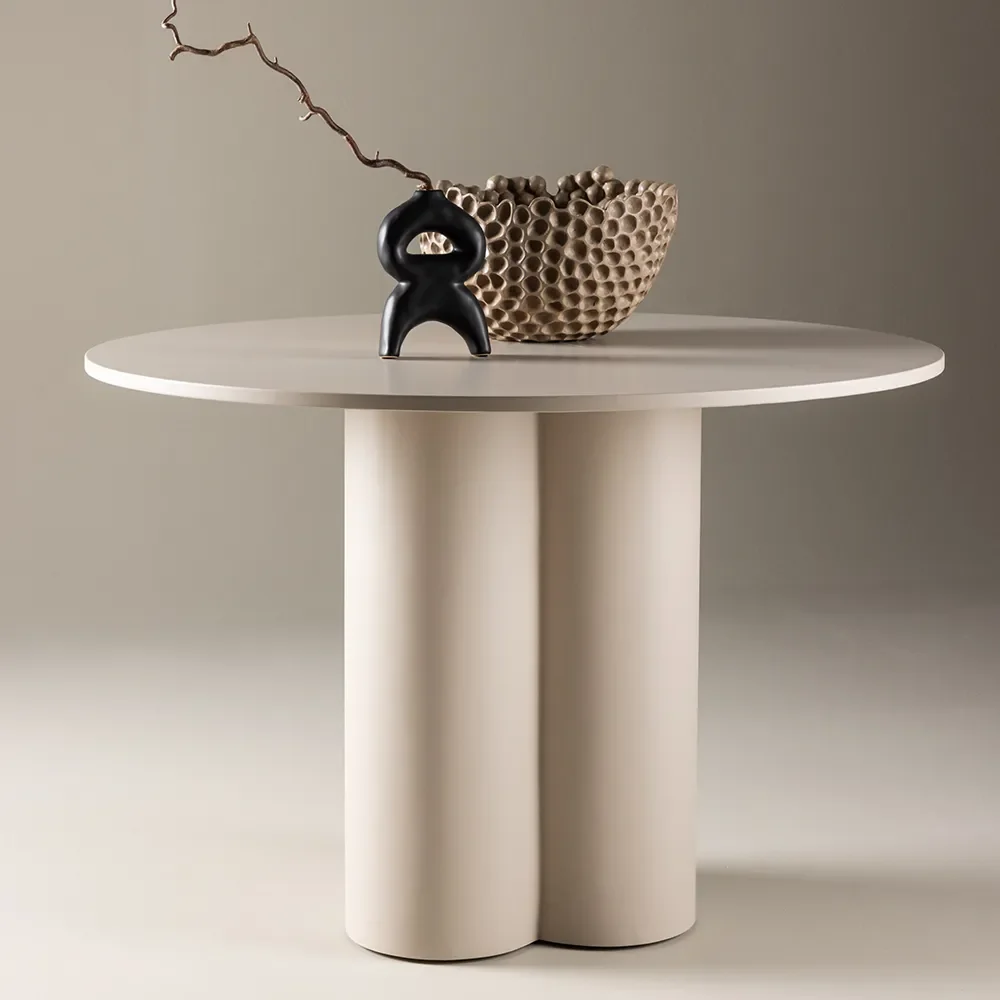 Olivia matbord 110 cm Beige