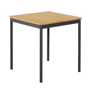 Nox Bistro bord  70x70 - Bambu/Antracit