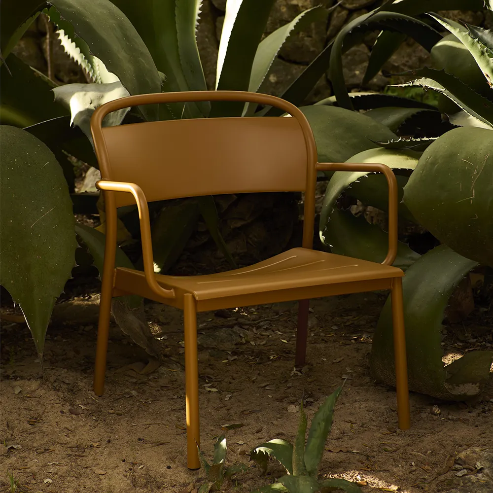 Linear Steel Fåtölj Anthracite Black 