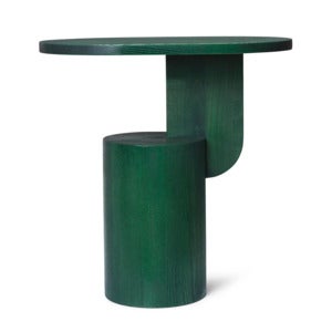 Insert Sidobord - Myrtle Green Stained