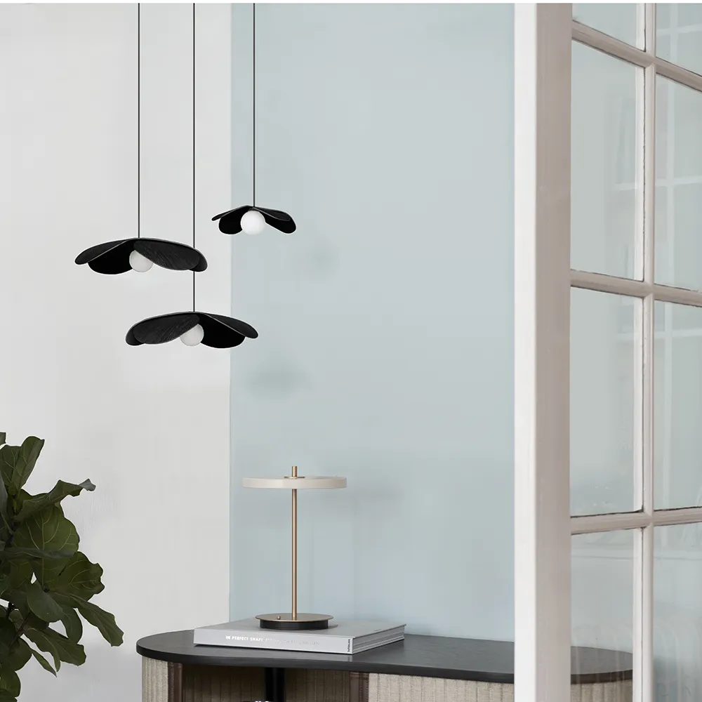 Lampskärm Forget Me Not Large i svart