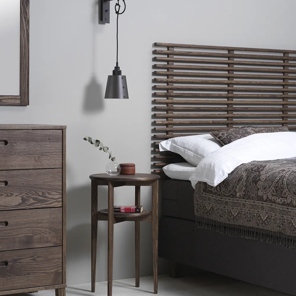 Mira Sängbord Brunoljad Ask