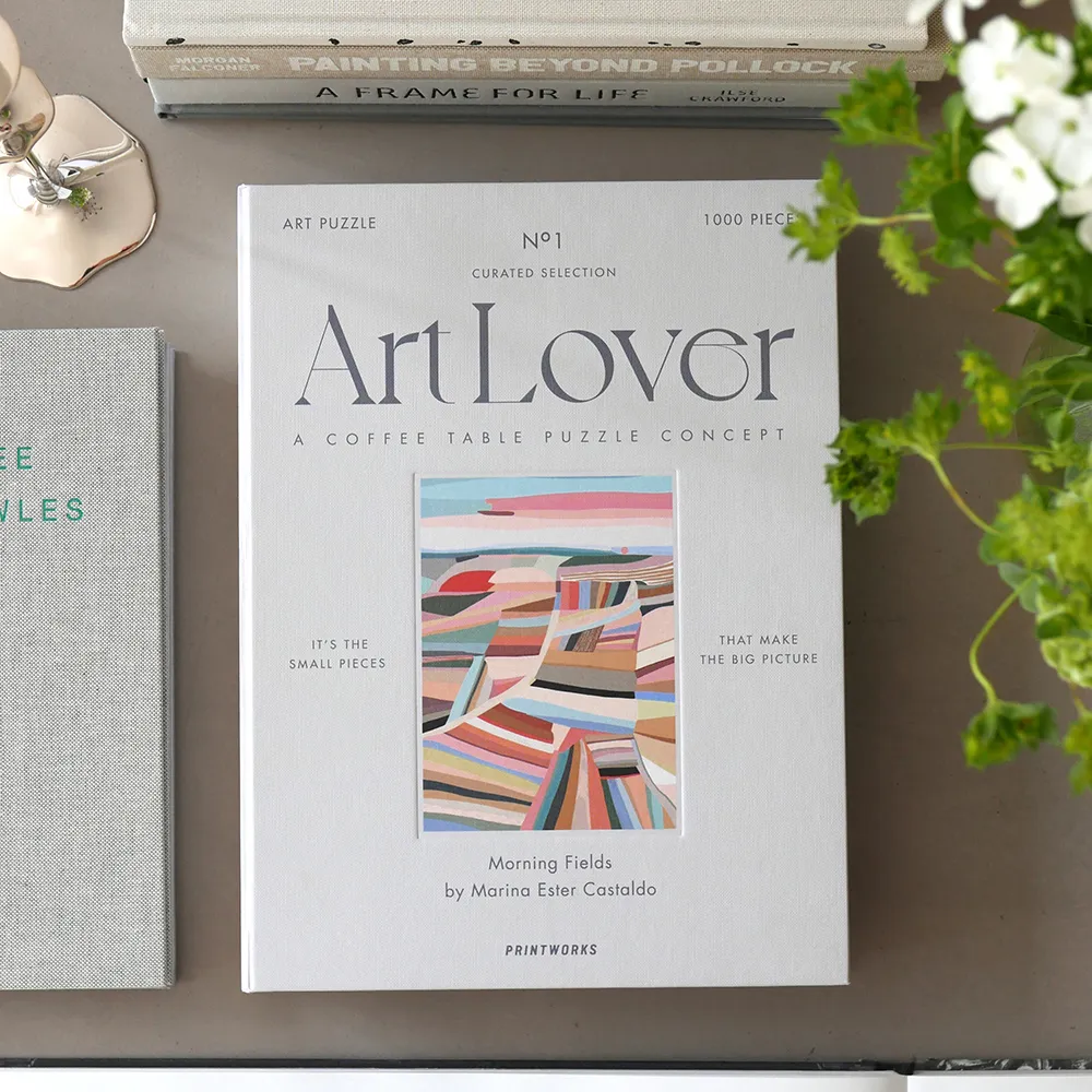 Art Lover Book pussel 1000 bitar - Morning Fields