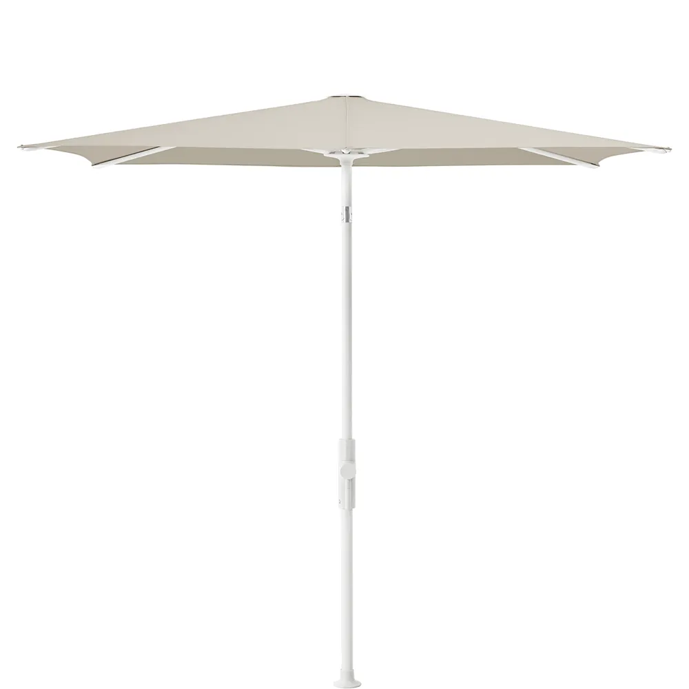 Glatz Twist parasoll 210×150 cm matt white Kat.5 527 Urban Chrome