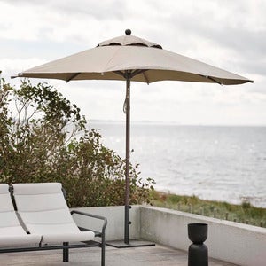 Paliano Parasoll Ø350cm brun/taupe