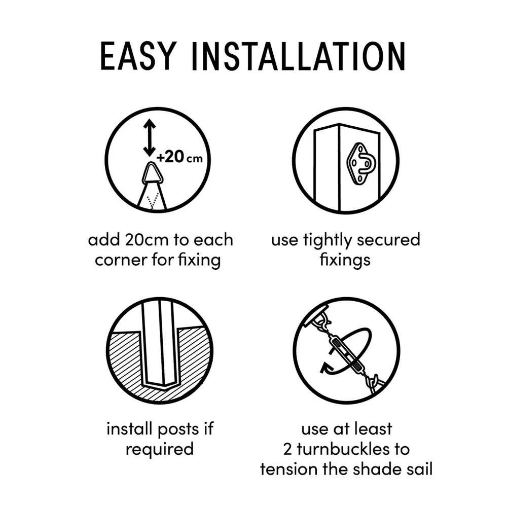 Coolfit solsegel rektangulärt 300x400cm grå 