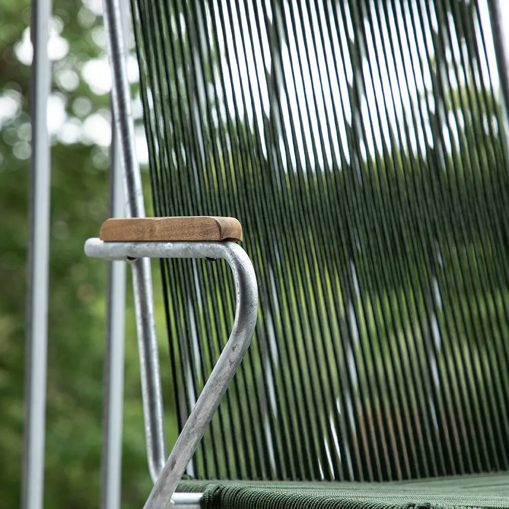 Bois Matstol Grön 2-pack